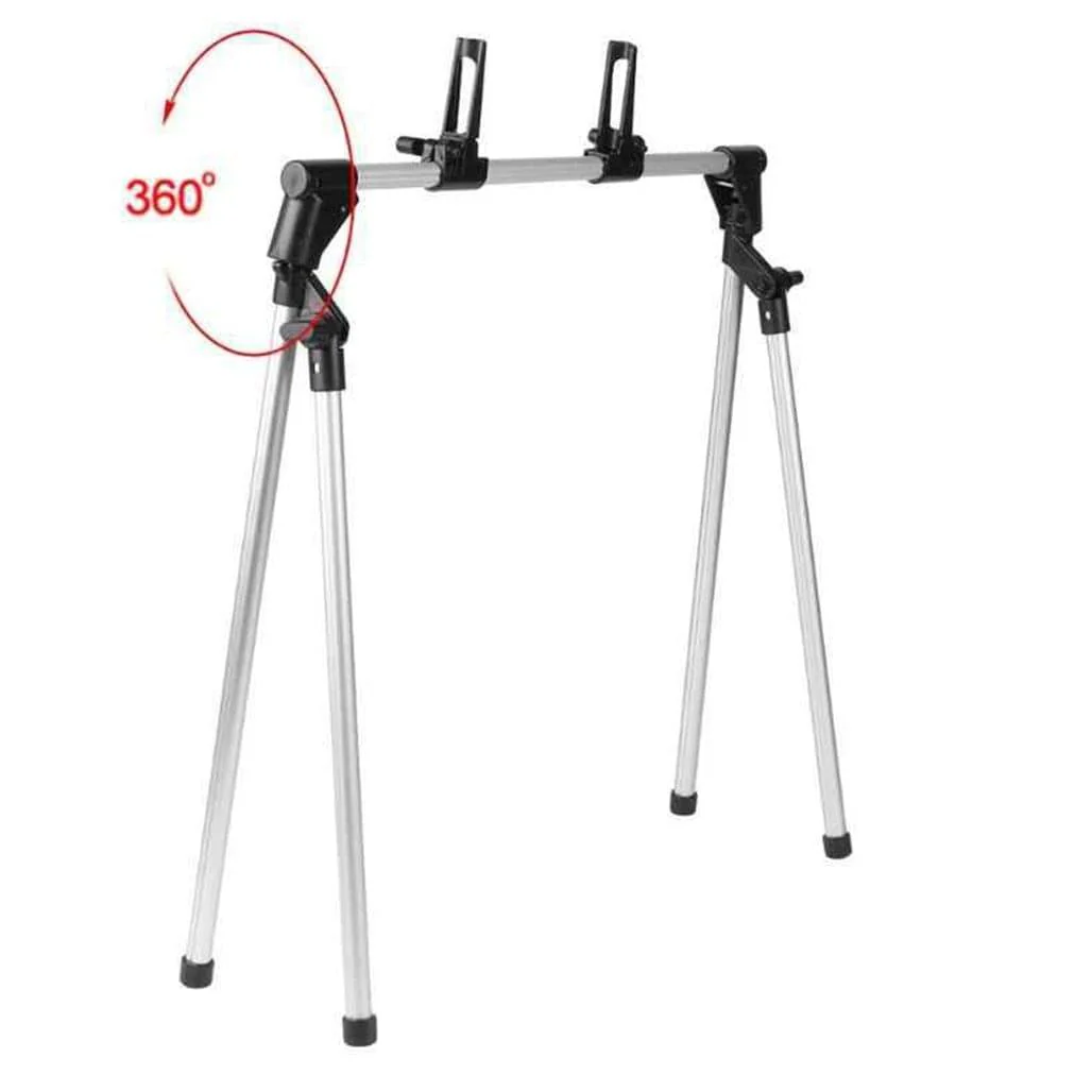 301-S Universal Aluminum Alloy Foldable Tablet and Phone Stand Tripod - Image 5