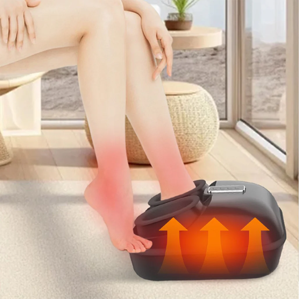 Air Compression Foot Massager with Heat Therapy - Image 2