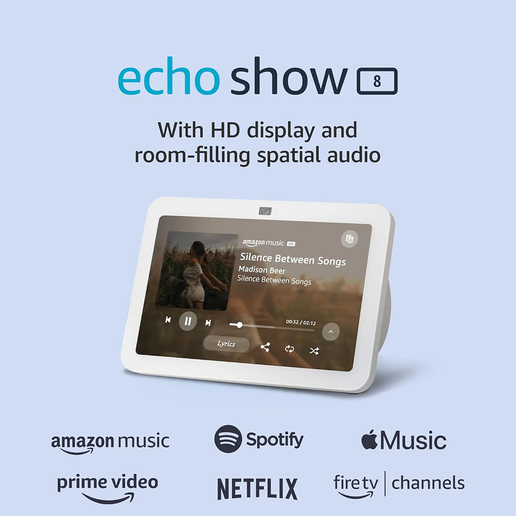 Amazon Echo Show 8 (3rd Gen, 2023) Alexa-Enabled 8" HD Smart Display with Spatial Audio, Smart Home Hub, and Enhanced Video Calling - Image 6