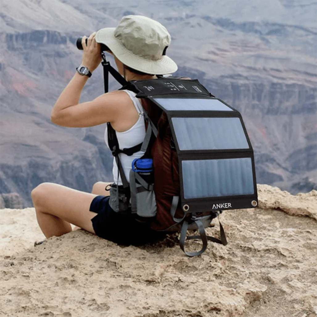 Anker 21W Dual USB Solar Charger – Portable High-Efficiency Outdoor Charging Panel for Smartphones & Tablets - Image 6