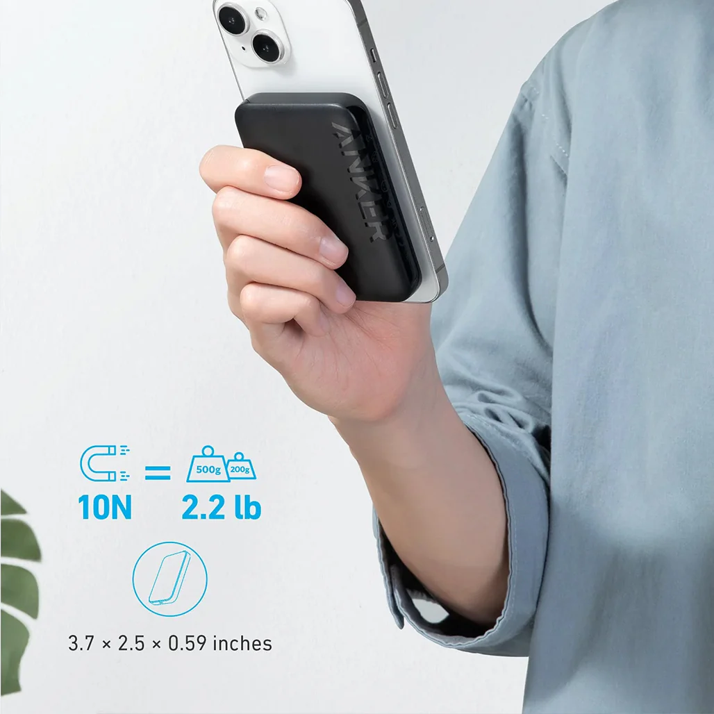 Anker 321 MagGo Battery (PowerCore Magnetic 5K) - A1616H11 - Image 4