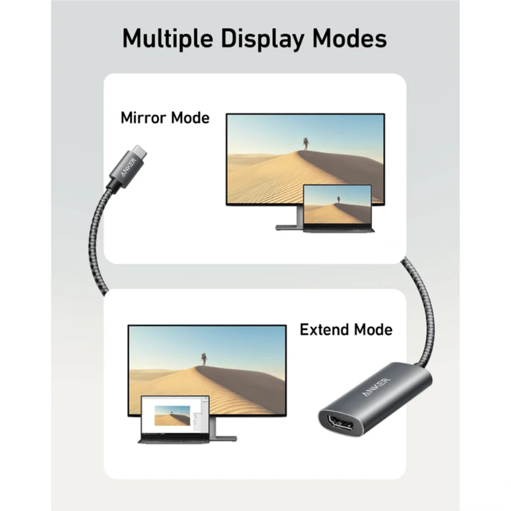 Anker 518 USB-C Adapter (8K HDMI) – High-Resolution Video, Plug & Play, Universal Compatibility for MacBook Pro, iPad, Pixelbook & More - Image 2