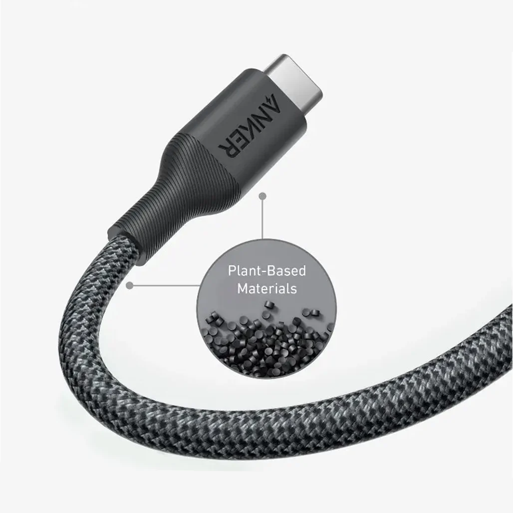 Anker 542 PowerLine USB-C to Lightning Cable, 60W Fast Charging, 3ft Bio-Based Nylon Cable – Durable and Compatible with iPhone, iPad, and More - Image 2
