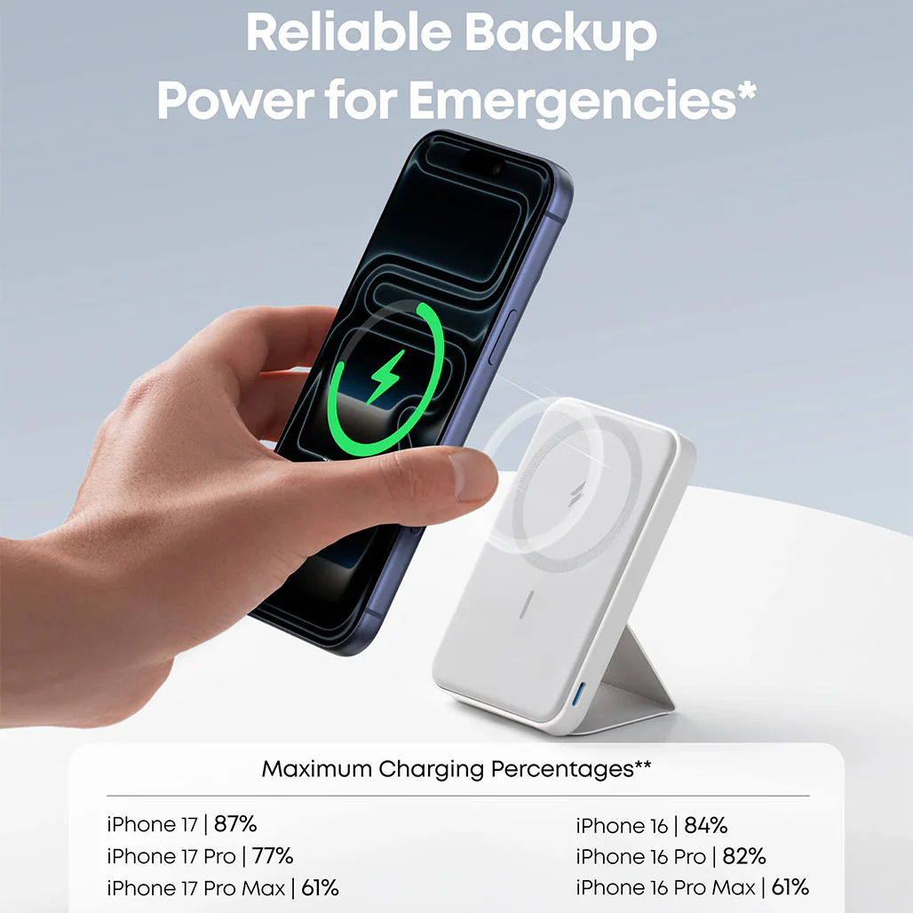 Anker 622 Magnetic Battery (MagGo) - 5000mAh Wireless Power Bank - Image 4