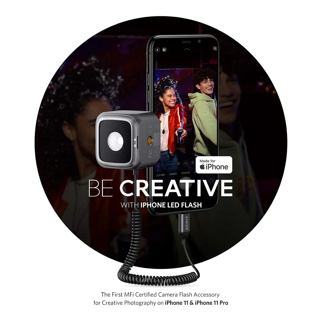 Anker iPhone LED Flash – Professional Lighting for iPhone Photography and Videography - Image 2