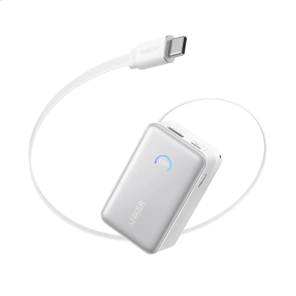 Anker Nano Power Bank (10K, 45W, Built-In Retractable USB-C Cable) - Image 2