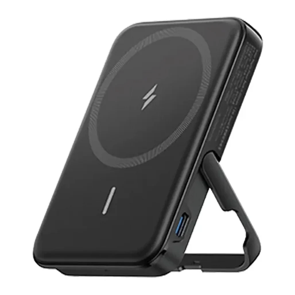 Anker Power Bank 322 MagGo 5000mAh MagSafe Portable Charger A1618 – Wireless Charging with Foldable Stand - Image 2