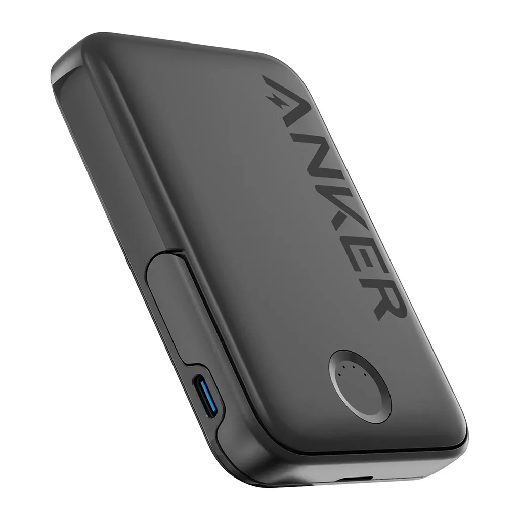 Anker Power Bank 322 MagGo 5000mAh MagSafe Portable Charger A1618 – Wireless Charging with Foldable Stand - Image 4