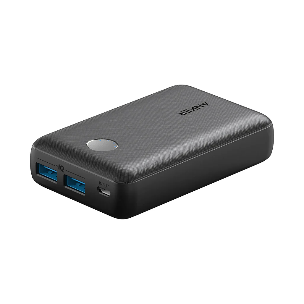 Anker PowerCore Select 10000mAh Portable Charger – Dual USB Power Bank for iPhone, Samsung & More, Compact & High-Speed Charging, Black - Image 6