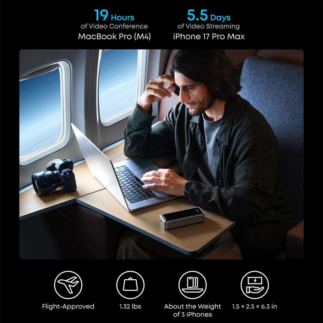 Anker Prime Power Bank 26,250mAh (300W) - A110AH11 - Image 5