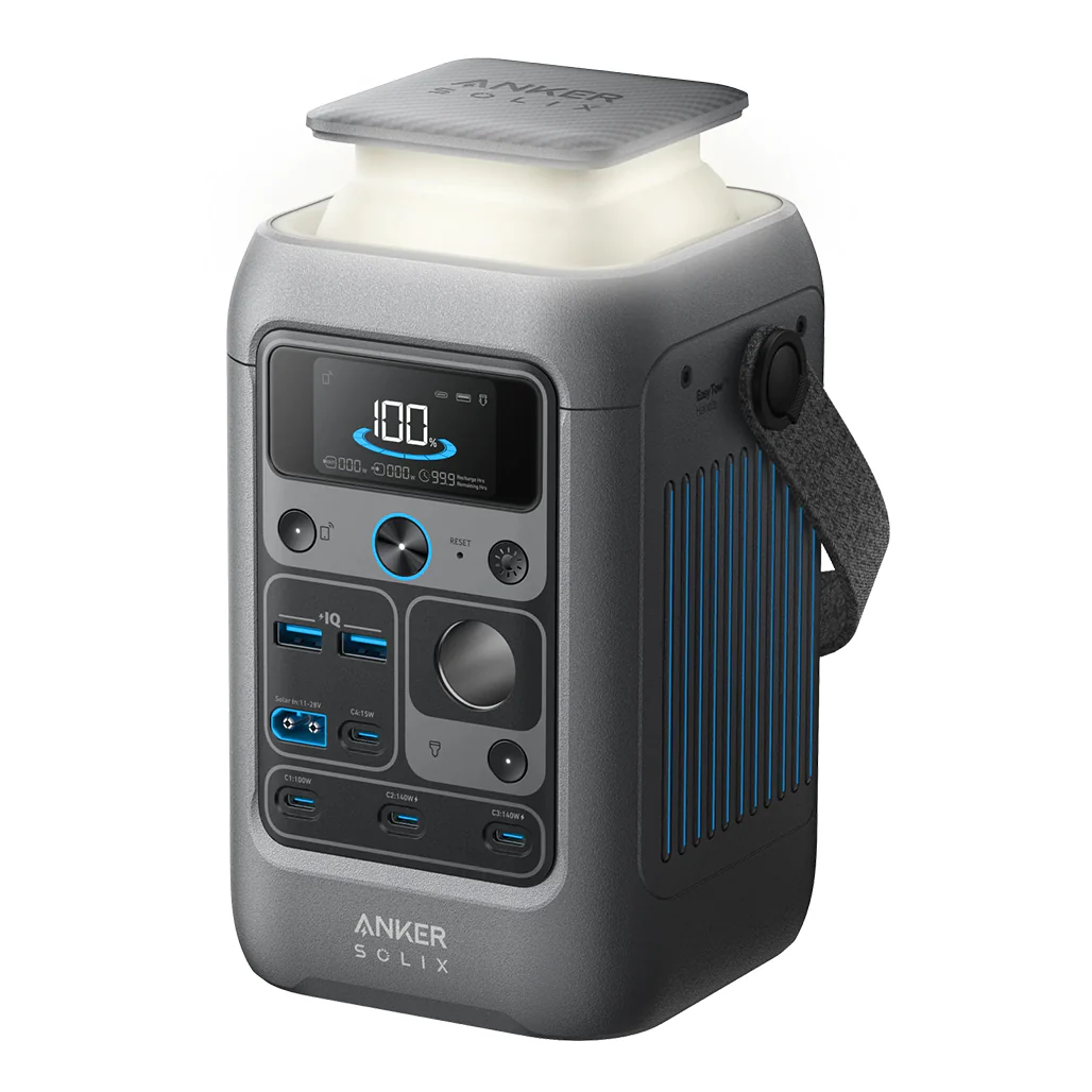 Anker SOLIX C300 DC Portable Power Station – 288Wh LiFePO4 Battery, 300W Output, Fast USB-C Charging, Solar Input, Compact & App-Connected - Image 2