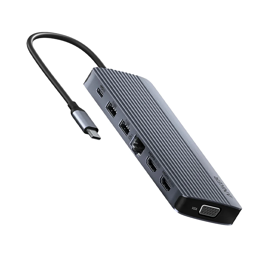 Anker USB-C Hub 14-in-1 Triple Display Docking Station