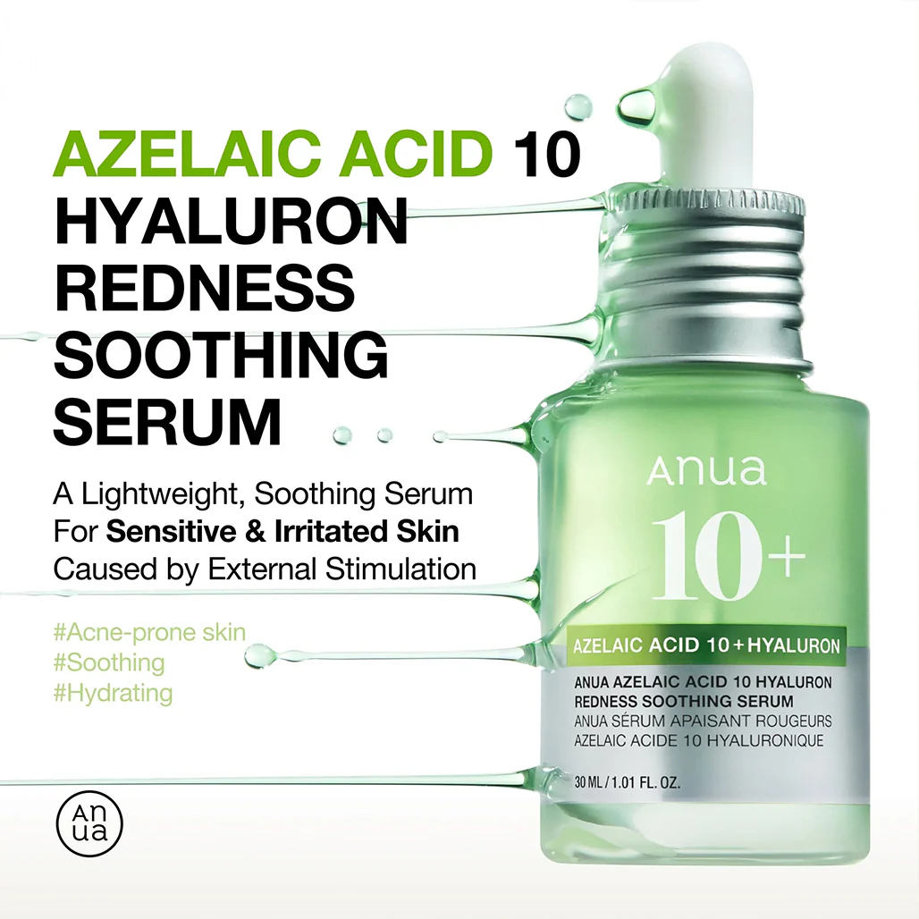Anua Azelaic Acid 10+ - Hyaluron Redness Soothing Serum - Image 2