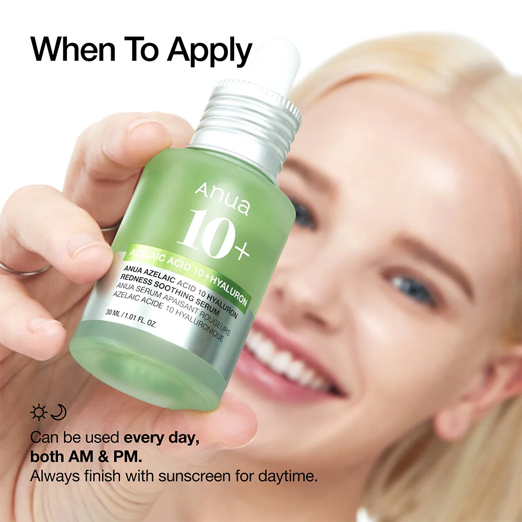 Anua Azelaic Acid 10+ - Hyaluron Redness Soothing Serum - Image 5
