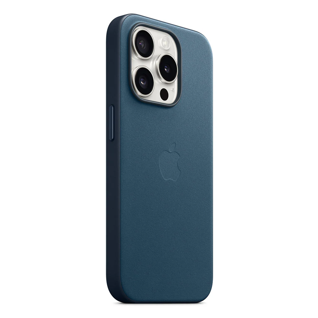 Apple iPhone 15 Pro FineWoven Case with MagSafe - Pacific Blue - Image 6
