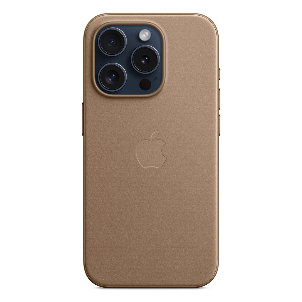 Apple IPhone 15 Pro FineWoven Case With MagSafe - Taupe - Image 3