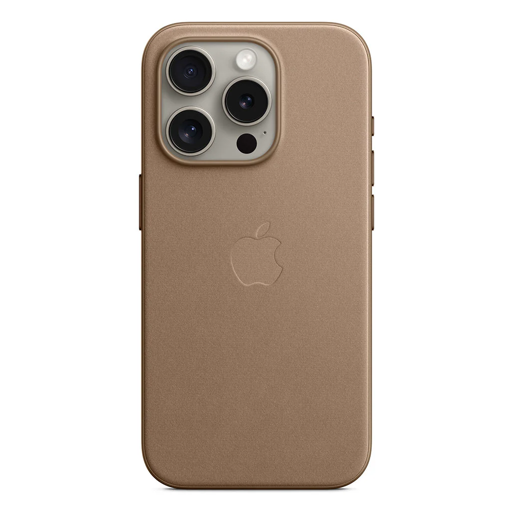 Apple iPhone 15 Pro Max FineWoven Case with MagSafe - Taupe - Image 4