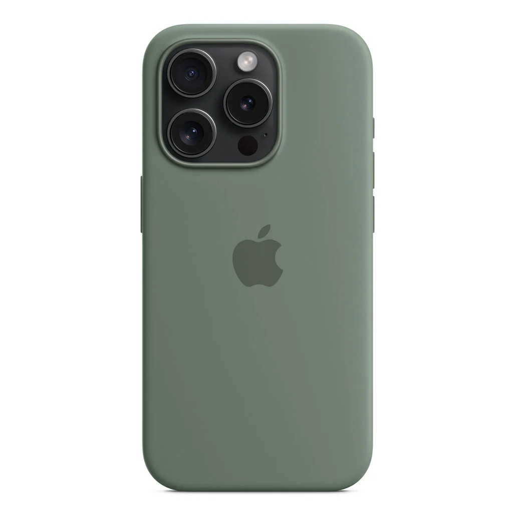 Apple iPhone 15 Pro Silicone Case with MagSafe - Black - Image 8