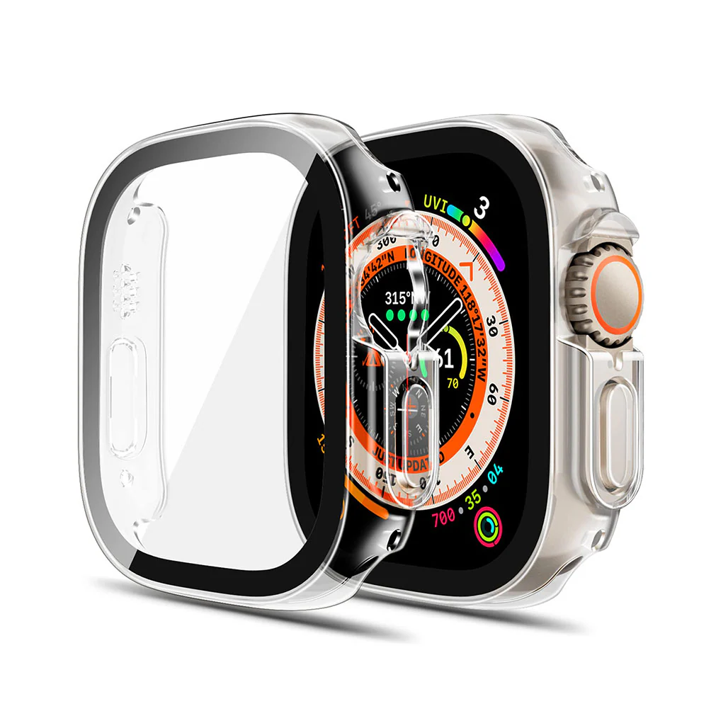 Apple Watch Ultra Tempered Glass Protective Case | 40mm/41mm/42mm/45mm/49mm