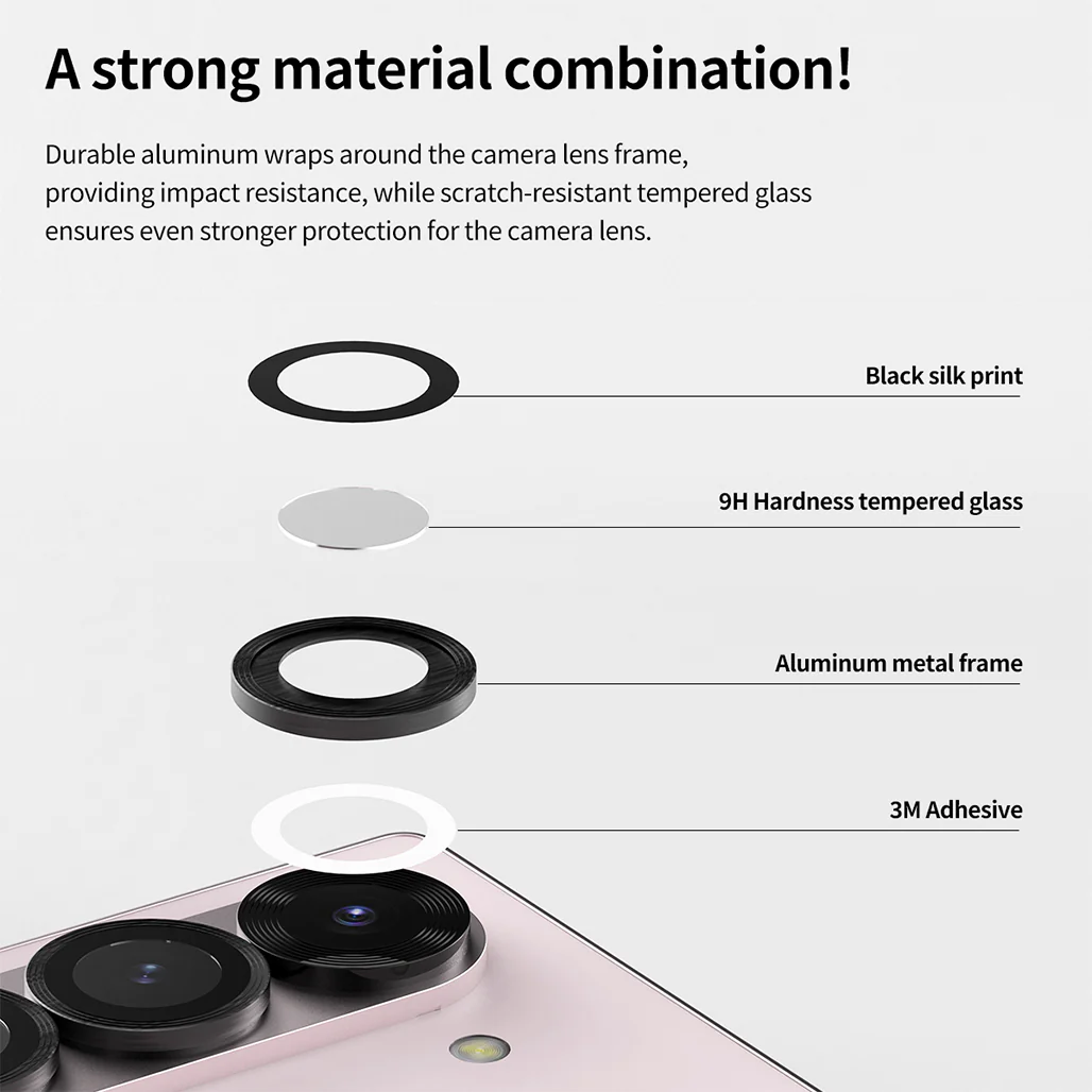 Araree Core MR Ring Camera Glass for Samsung Galaxy Z Fold 6 - Image 3