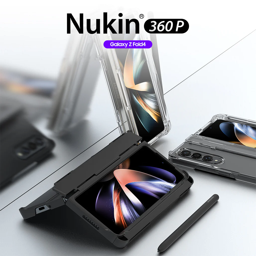 Araree Nukin 360P Protection Case for Galaxy Z Fold4 – S Pen Storage, Hinge Protection, Polycarbonate - Image 5