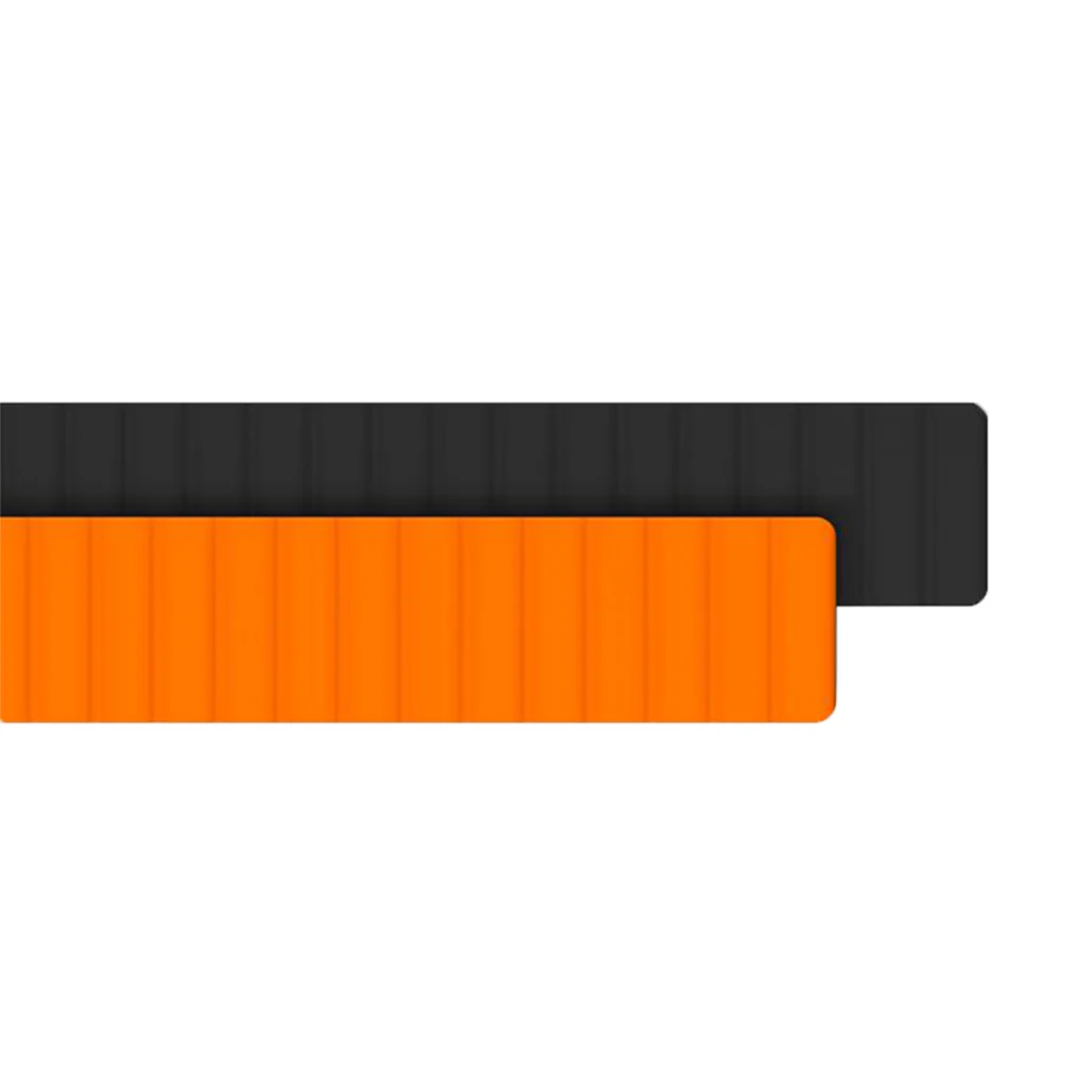 Araree Silicone Link Galaxy Watch Strap 20mm - Black/Orange - Image 2