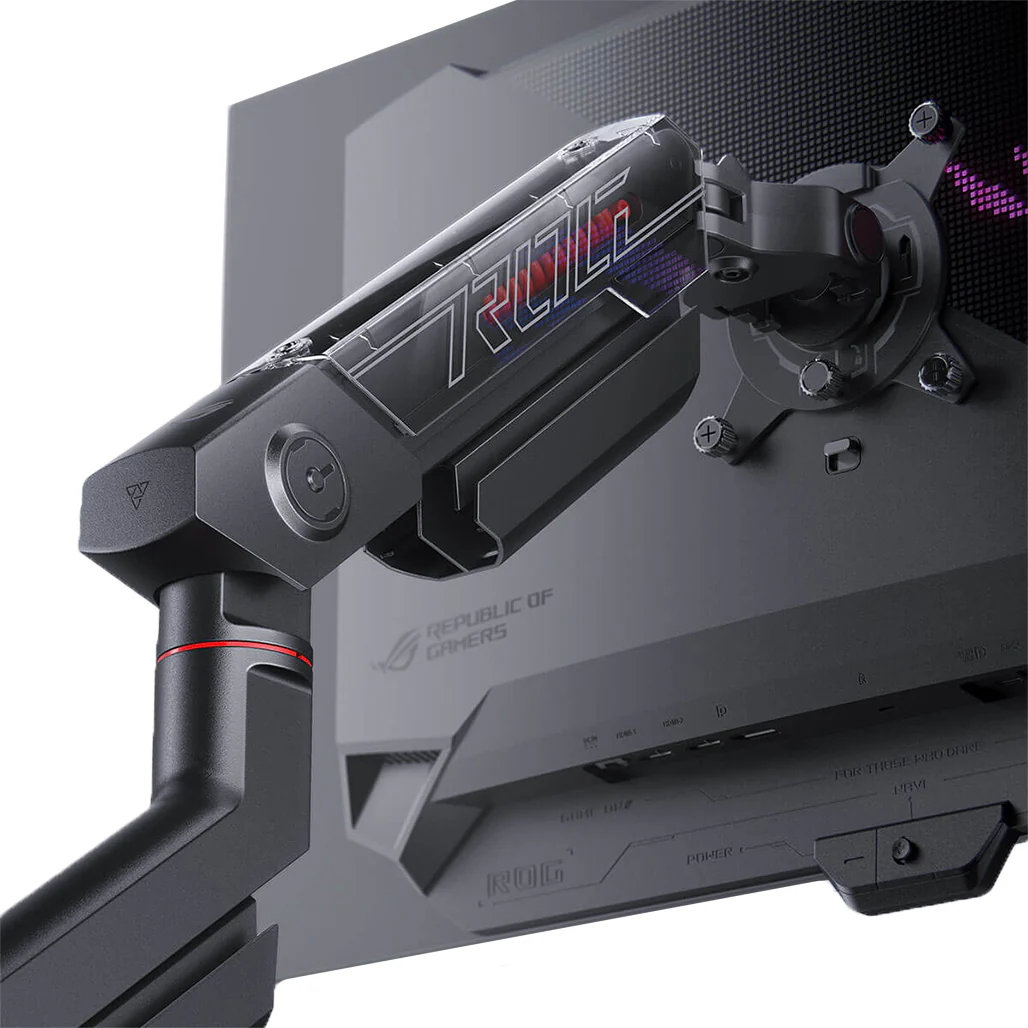 ASUS ROG Ergo Monitor Arm AAS01 – Adjustable Gaming Monitor Mount with Cable Management, VESA Compatibility, and Durable Mechanical Spring System - Image 2