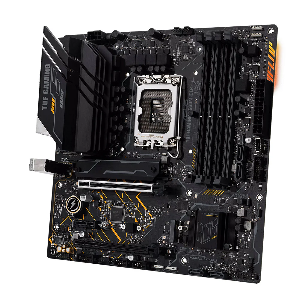 Asus TUF Gaming Motherboard B660M-E D4 - Image 4