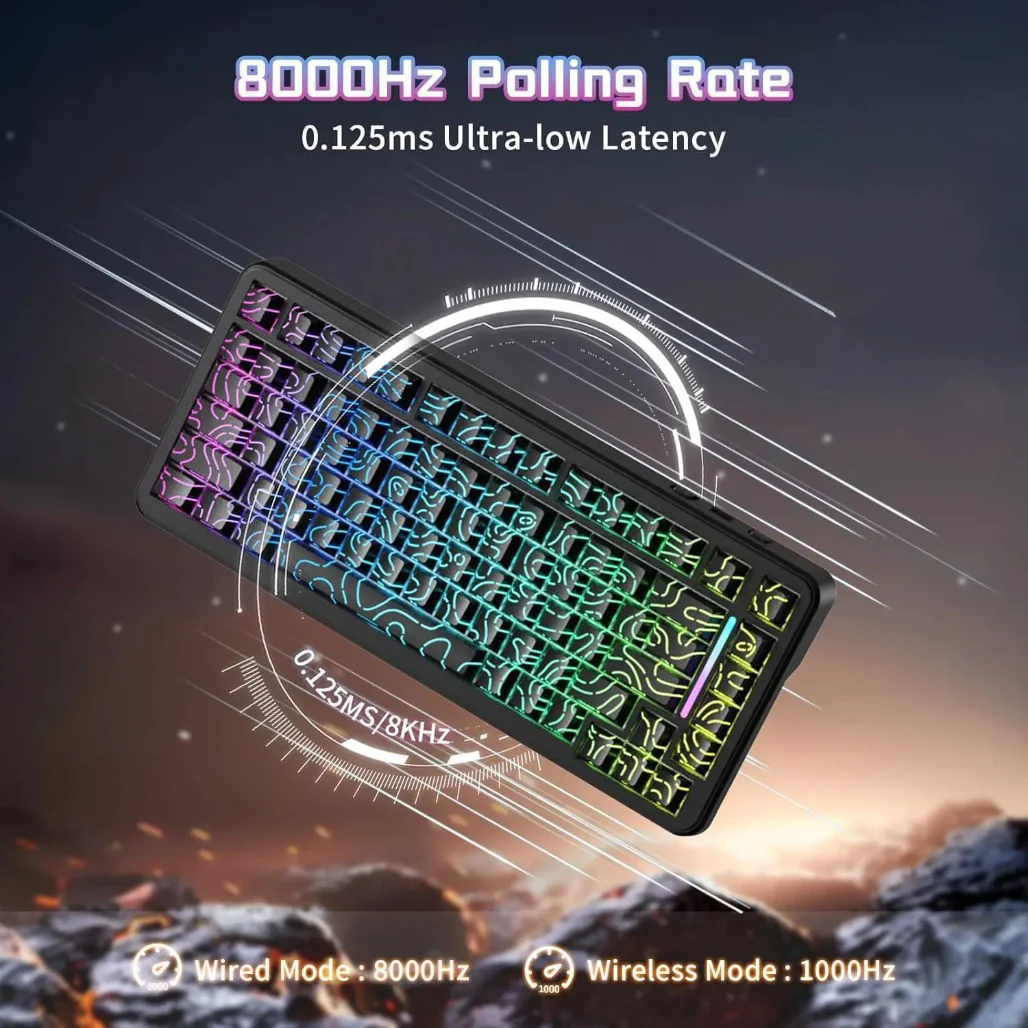 Attack Shark X82 Pro HE Wireless Gaming Keyboard - Image 8