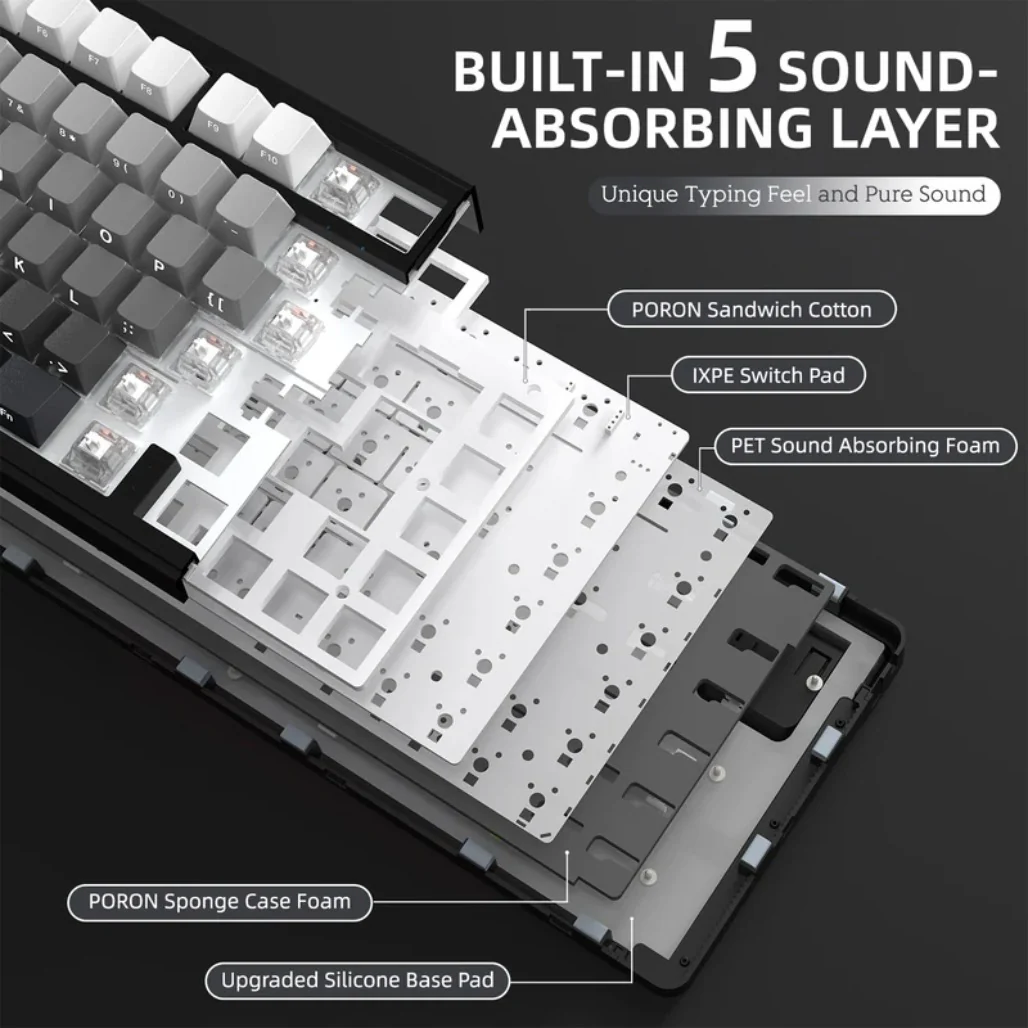 Attack Shark X85 - Wireless Mechanical Gaming Keyboard - Image 13