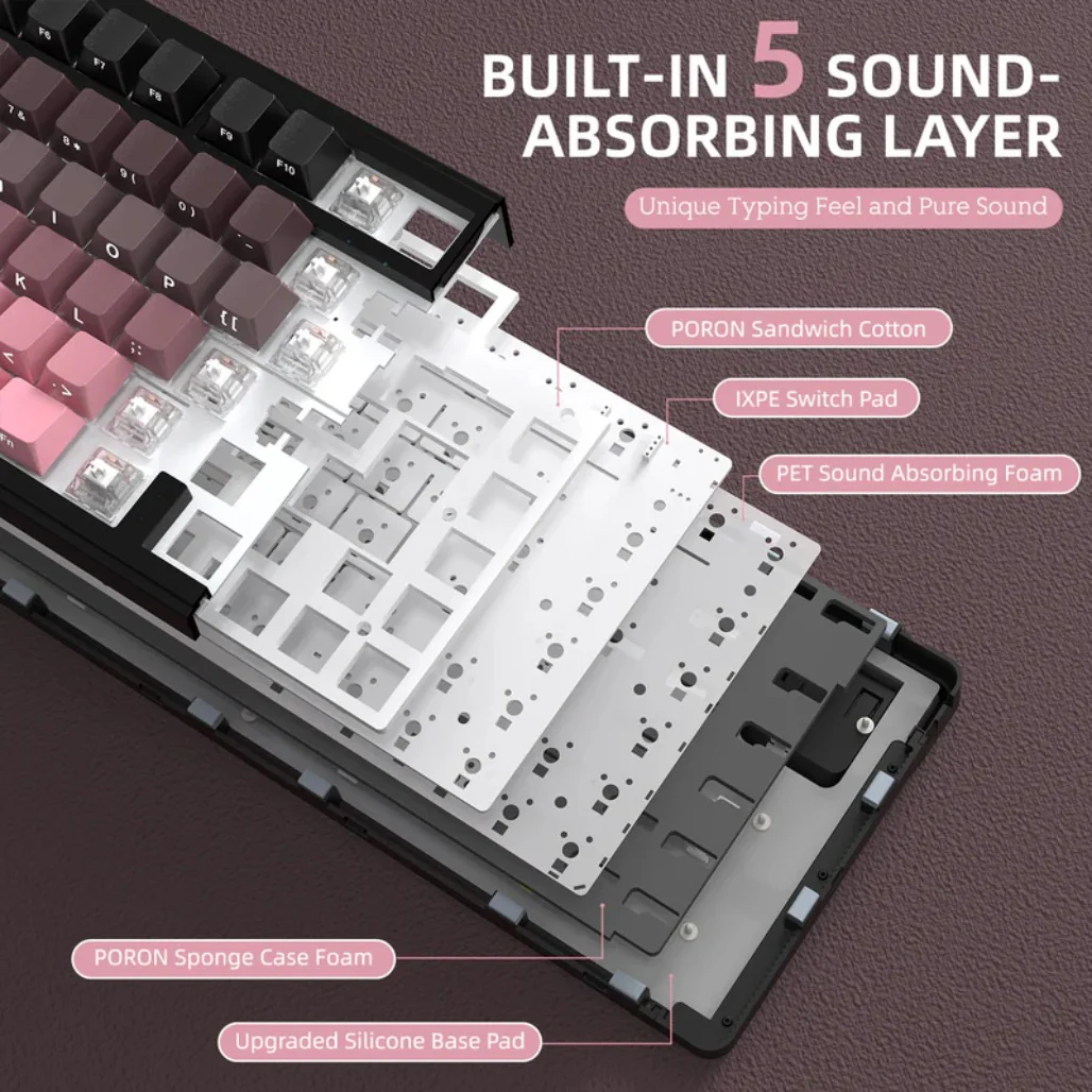 Attack Shark X85 - Wireless Mechanical Gaming Keyboard - Image 14