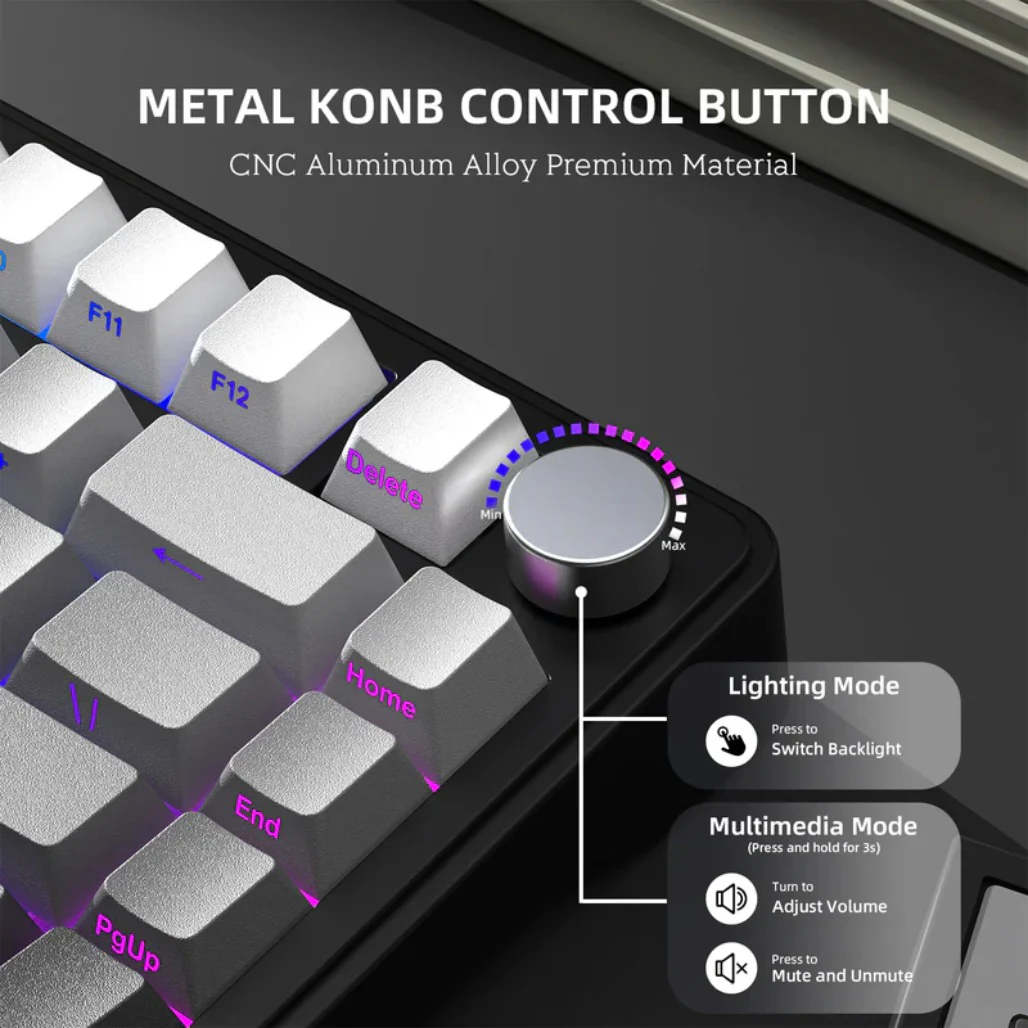 Attack Shark X85 - Wireless Mechanical Gaming Keyboard - Image 4