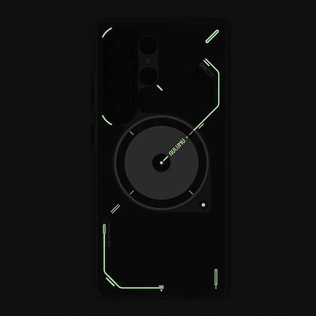 AULUMU S25 Frosted Case for Galaxy S25 Ultra – Glow-in-the-Dark - Image 5