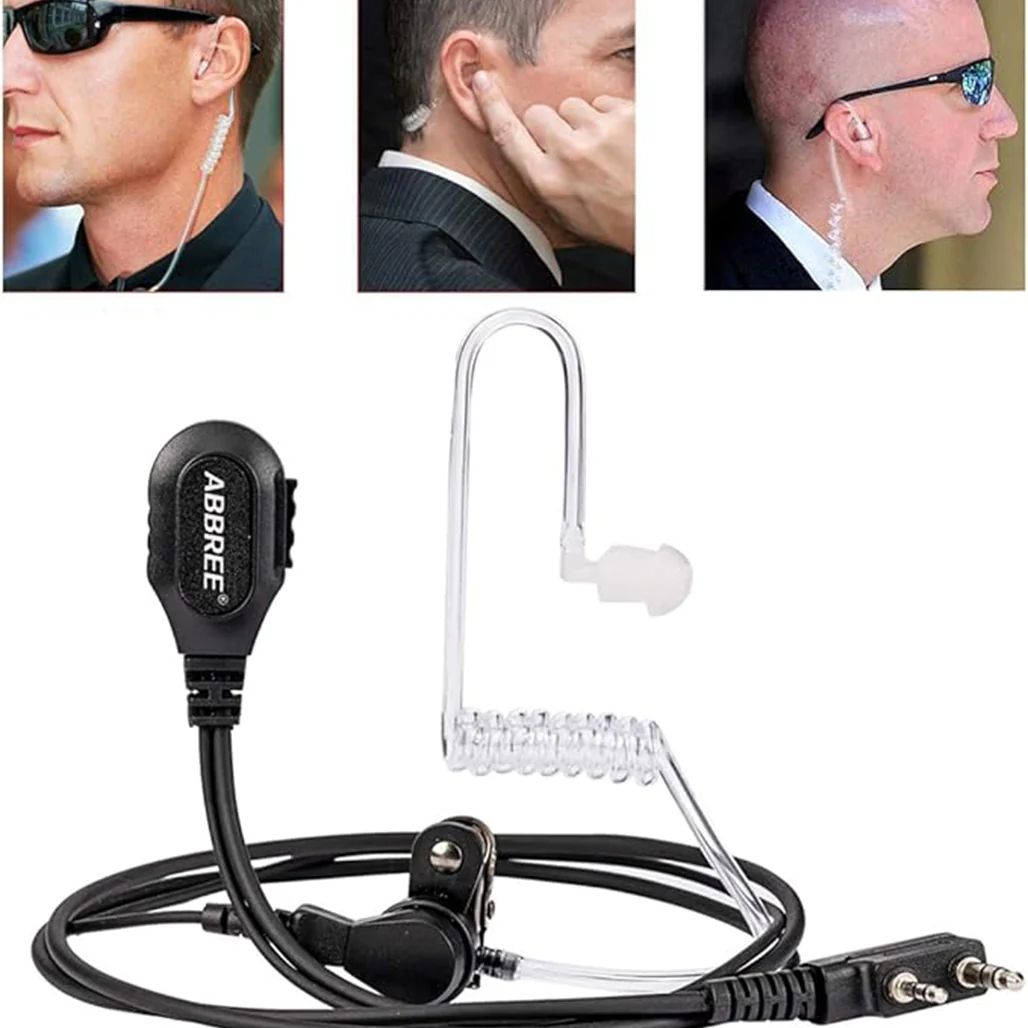 BAOFENG Walkie Talkies Earpiece with Mic Air Acoustic Tube 2Pin (BF203) - Image 4