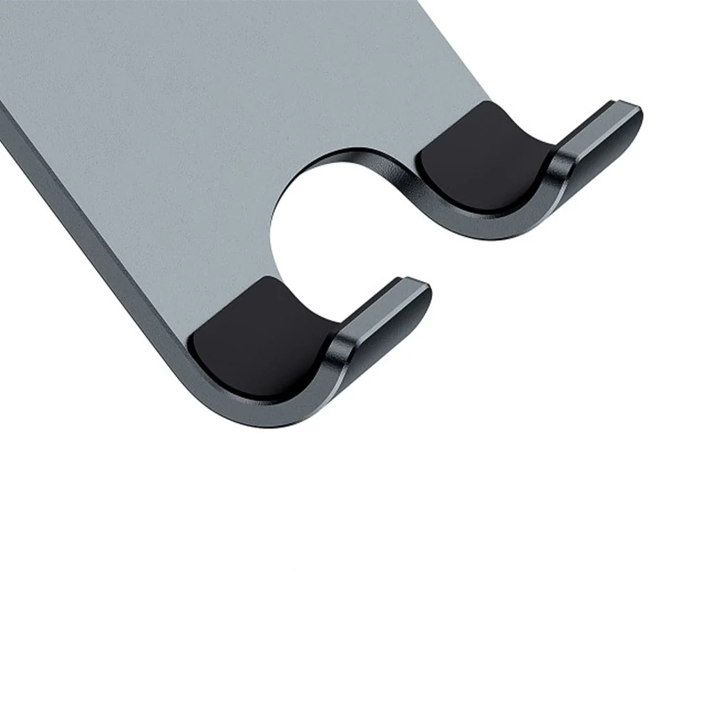 Baseus Desktop Biaxial Foldable Metal Stand for Phones - Grey - Image 4