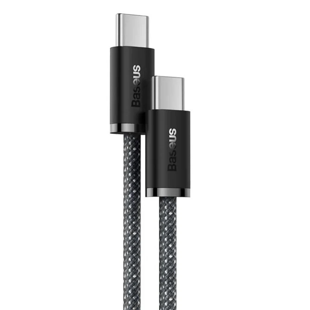 Baseus Dynamic Fast Charging Data Cable C to C 100W 1m - Gray - Image 2