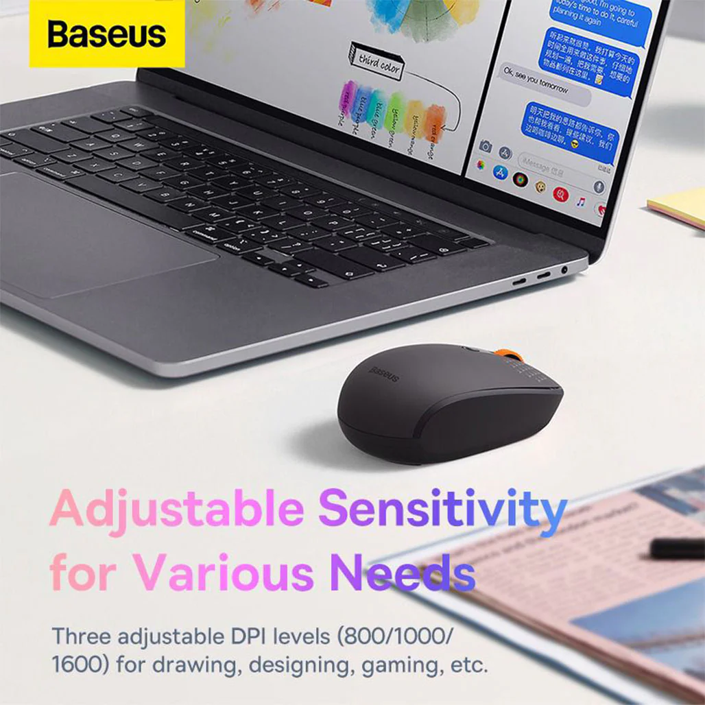 Baseus F01A - Wireless Mouse Ergonomic Precision Mouse - Image 3