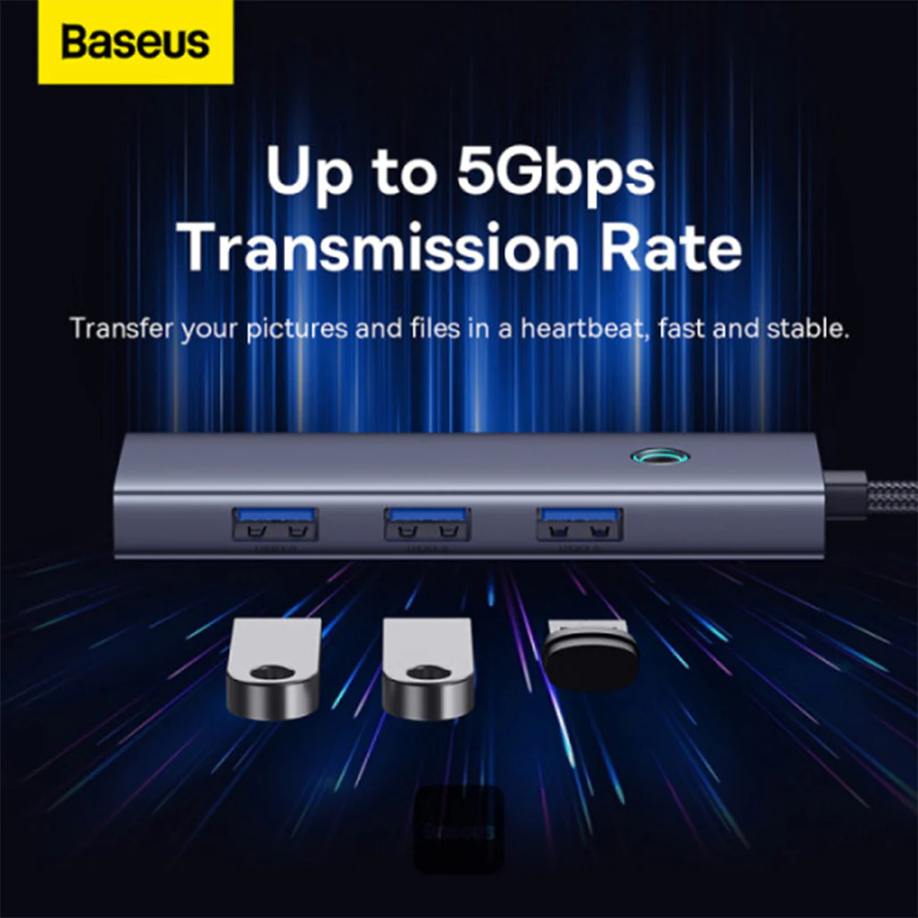 Baseus Flite Series 5-in-1 USB-C Hub - Image 4