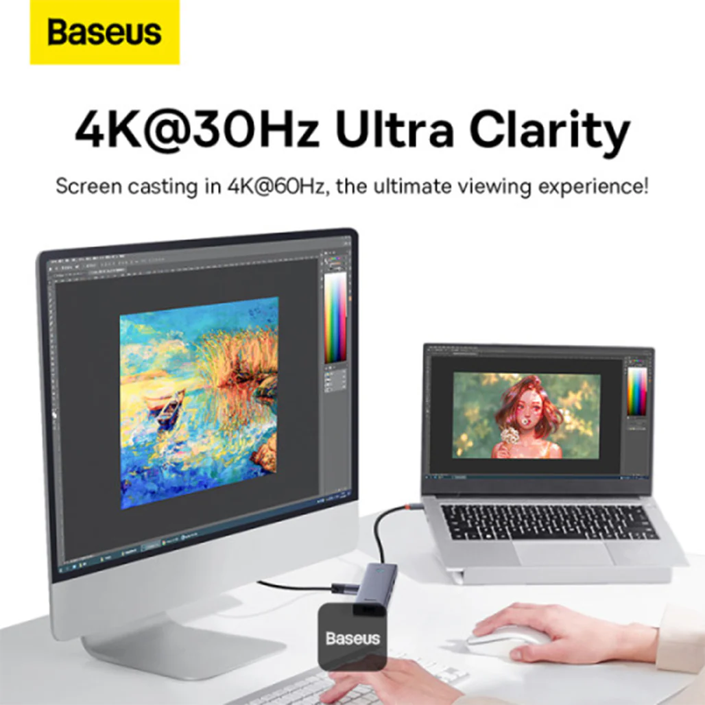 Baseus Flite Series 5-in-1 USB-C Hub - Image 9
