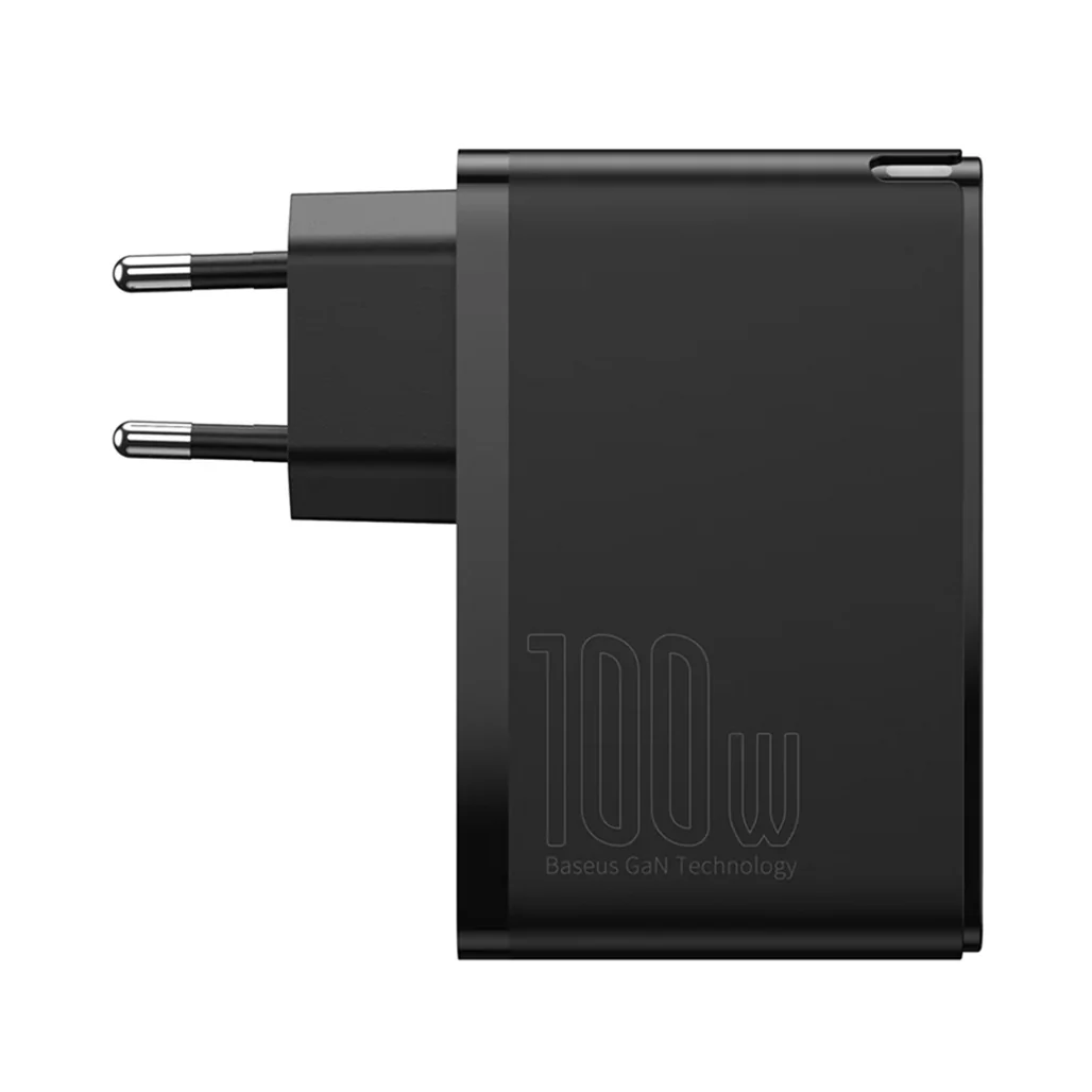 Baseus GaN2 4-Port Fast Charger 100W - Black - Image 3