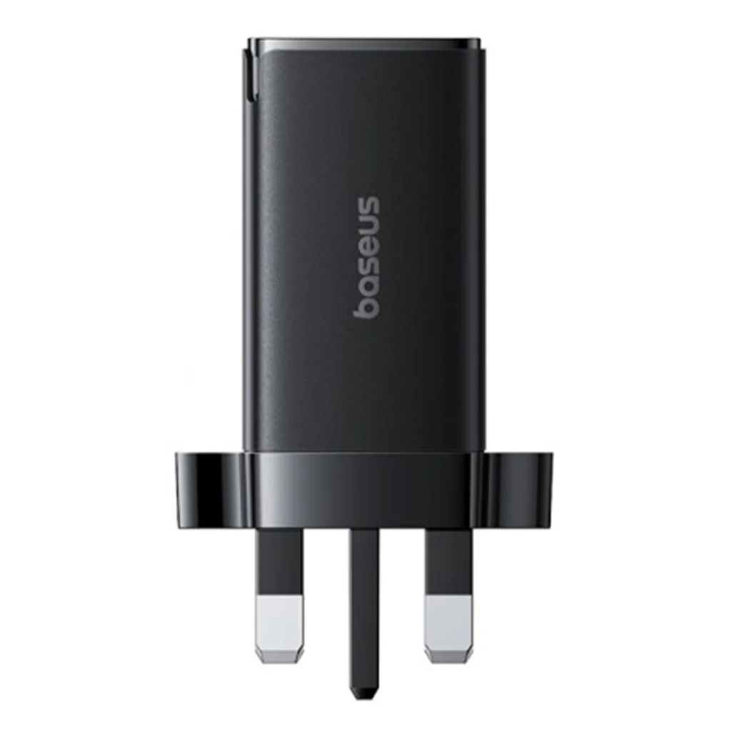 Baseus GaN5 Pro 65W 3-Port Fast Charger with Dual Type-C and USB-A | UK Plug | Ideal for iPhone, MacBook, iPad, Samsung, and Type-C Devices - Image 2