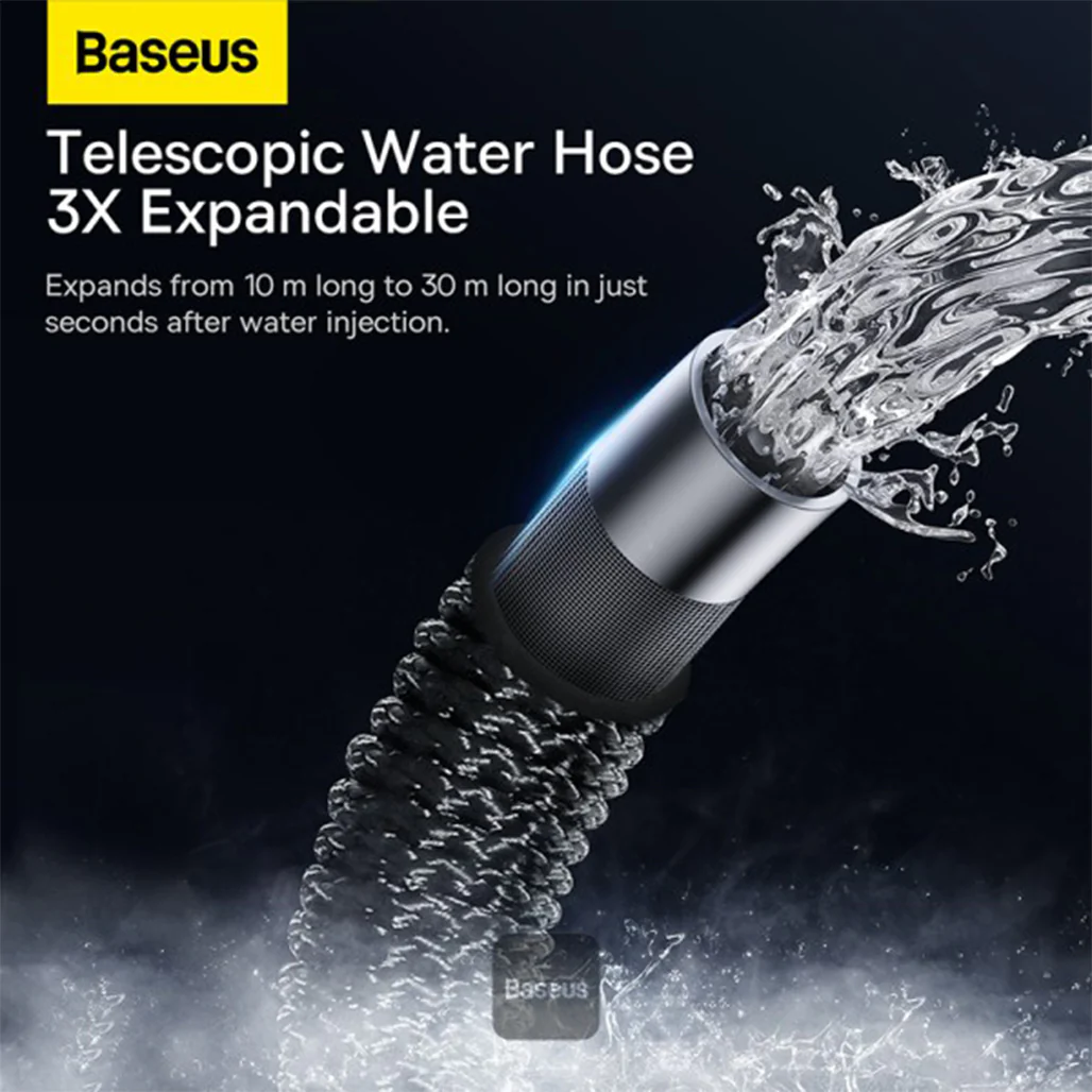 Baseus GF3 Metal Handheld Nozzle Sprayer with 30M Hose - Image 6
