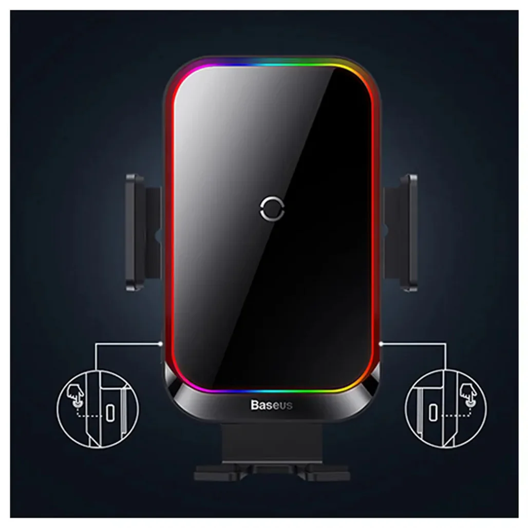 Baseus Halo - Electric Wireless Charging Car Mount 15W - Image 8