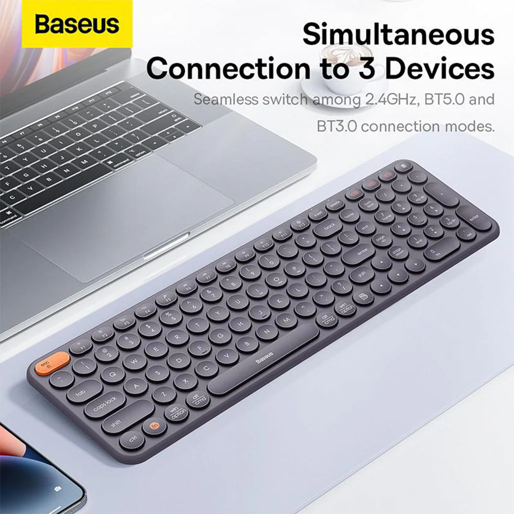 Baseus K01B Wireless Tri-Mode Keyboard - Image 4