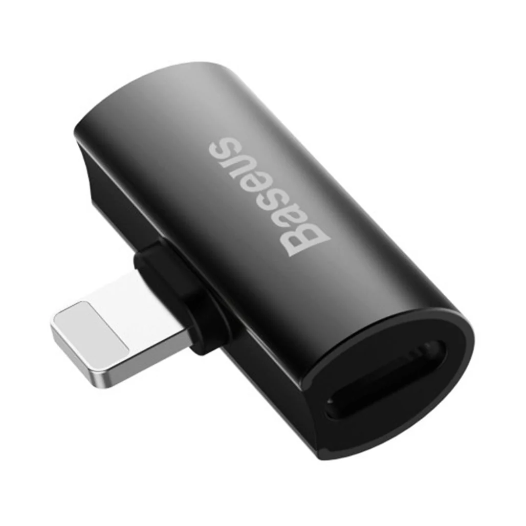 Baseus L46 iP Male to Dual iP Female Adapter - Charging, Music, and Calling Support - Image 2