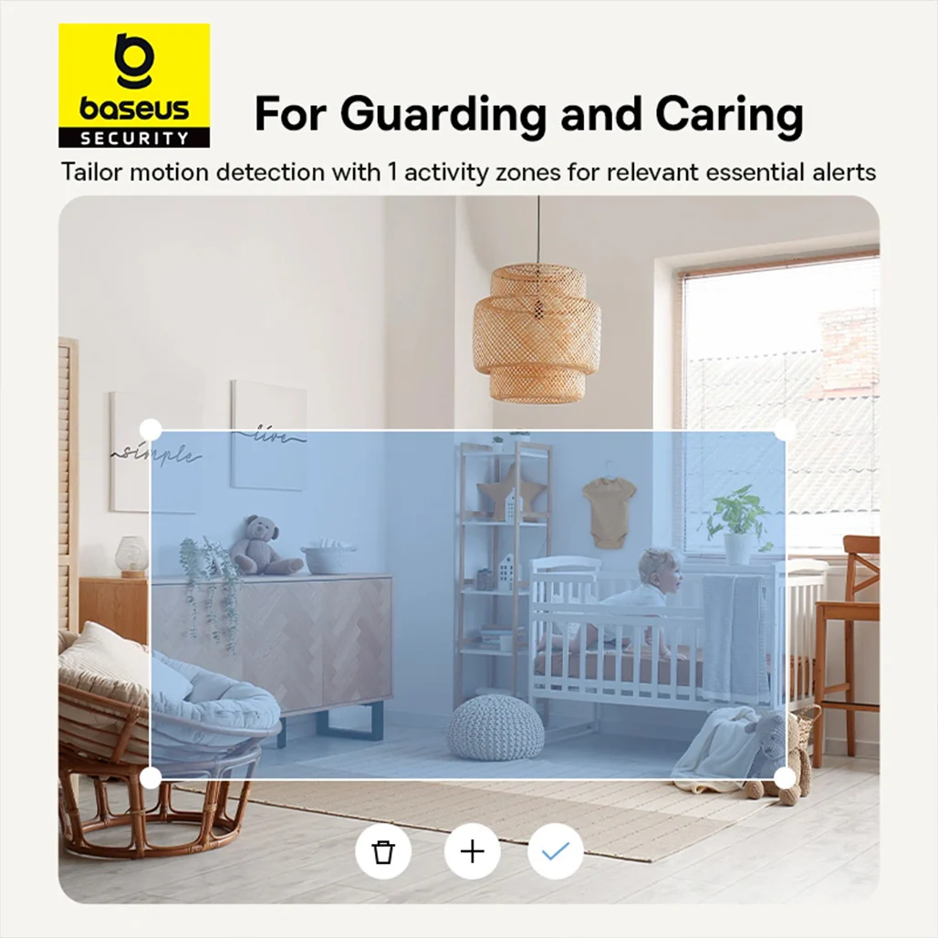 Baseus Security P1 Pro - Indoor Camera 3K – White - Image 7