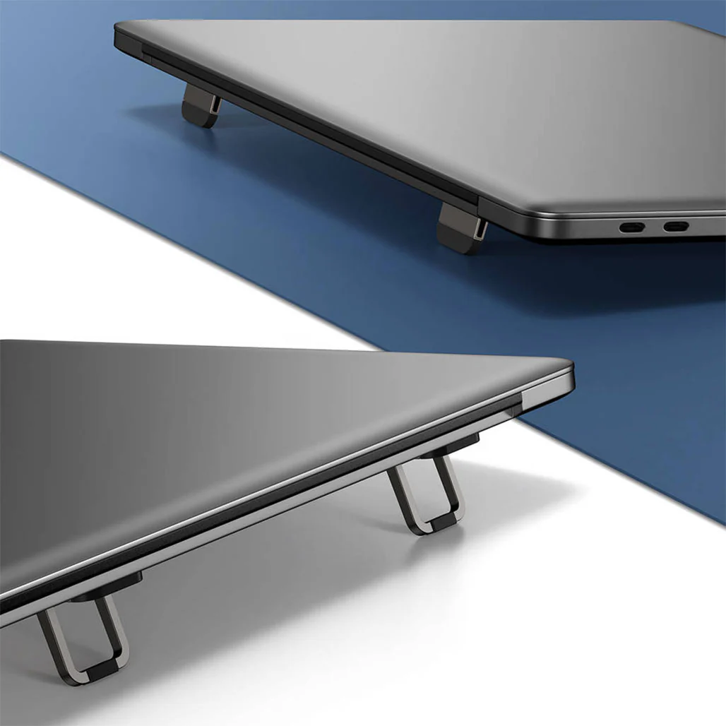 Baseus Slim Laptop Kickstand (2 PCS) - Universal Self-Adhesive Stands, Zinc Alloy, Compact Design - Image 5