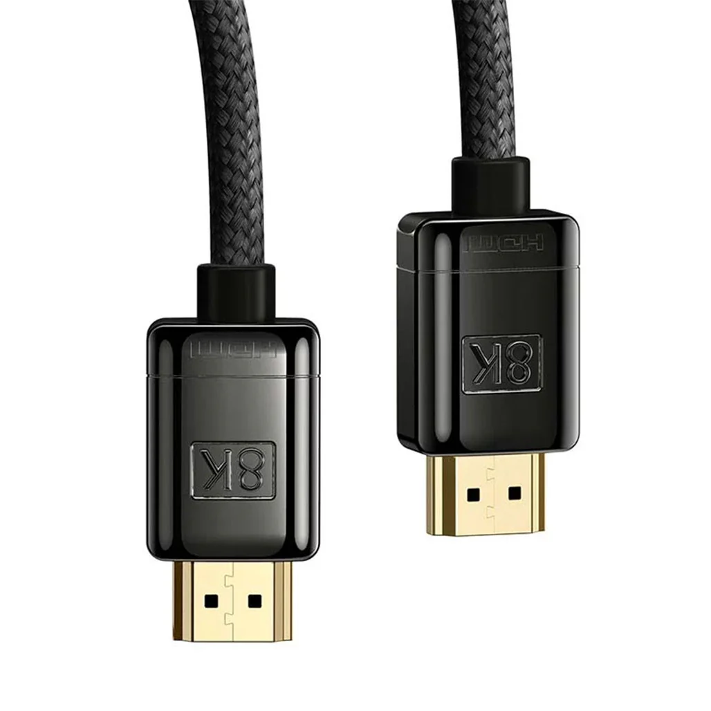 Baseus WKGQ000001 HDMI 8K Adapter Cable – High Definition 2m | Supports HDMI 2.1, 3D, VRR, and Deep Color Gamut - Image 2