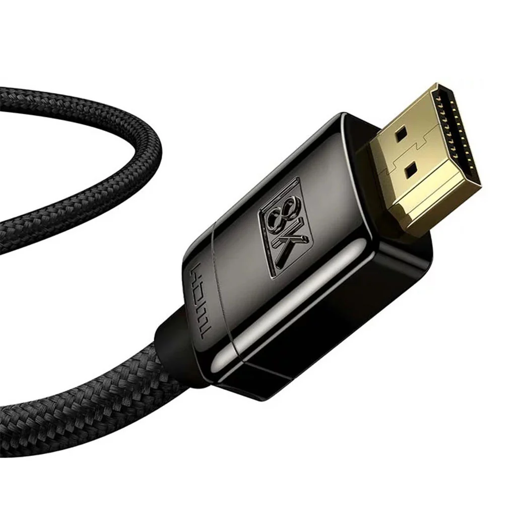 Baseus WKGQ000001 HDMI 8K Adapter Cable – High Definition 2m | Supports HDMI 2.1, 3D, VRR, and Deep Color Gamut - Image 5