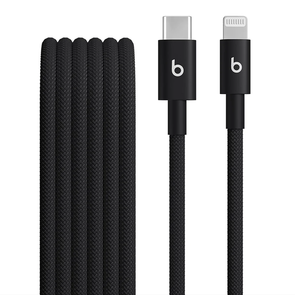 Beats USB-C to Lightning Woven Charging Cable 1.5m – Fast Charging, Tangle-Free, CarPlay Compatible